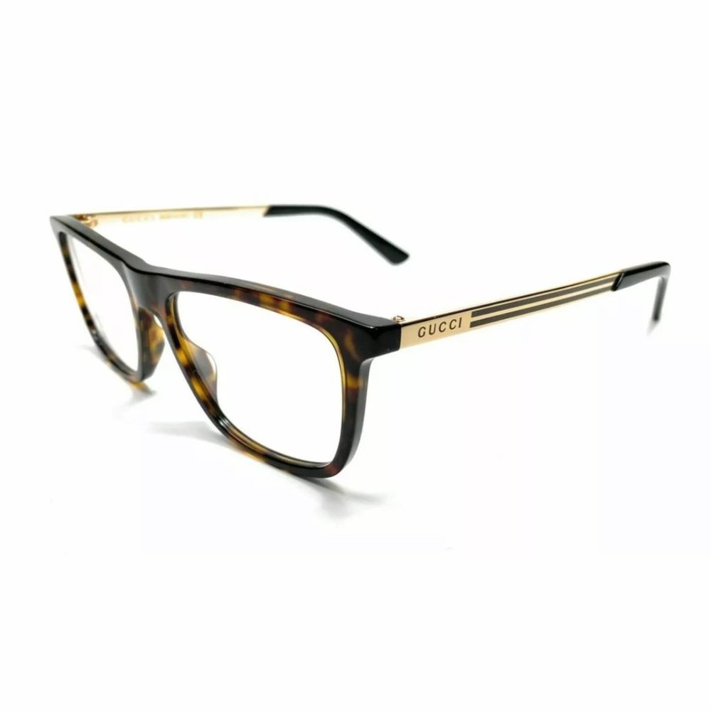 Gucci Men's Havana Authentic Eyeglasses - Picture 1 of 4